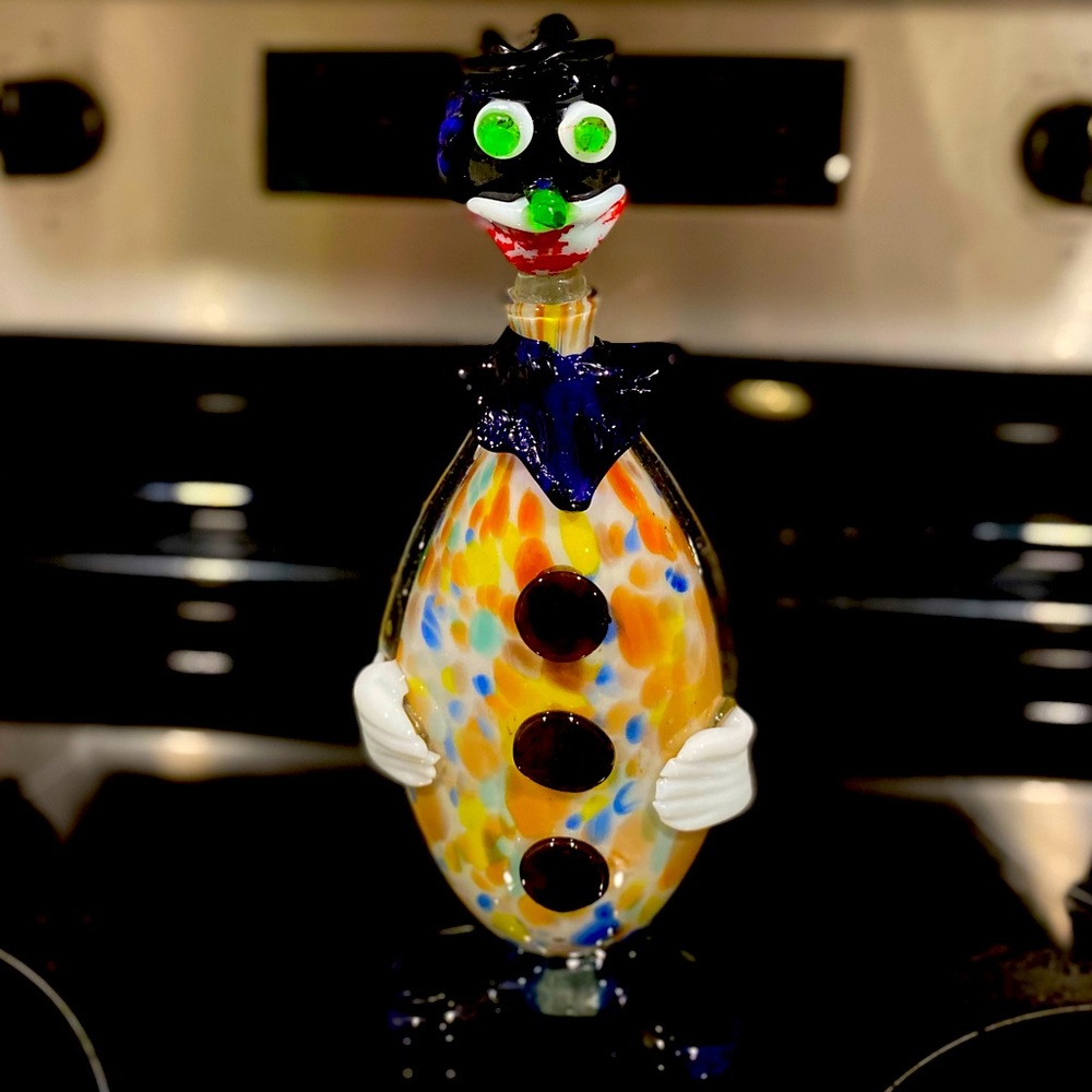 Vintage Murano, Glass Art Clown Figures